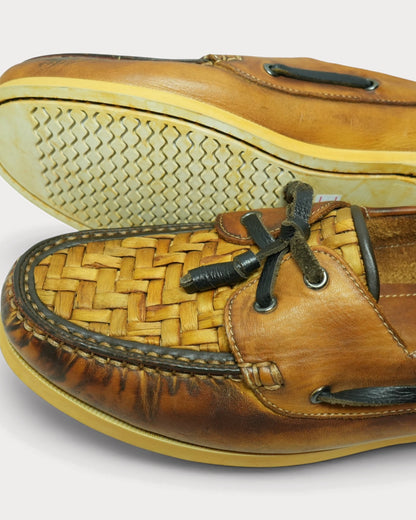 Wicker Boat Shoes · Tan · Archive No.0932