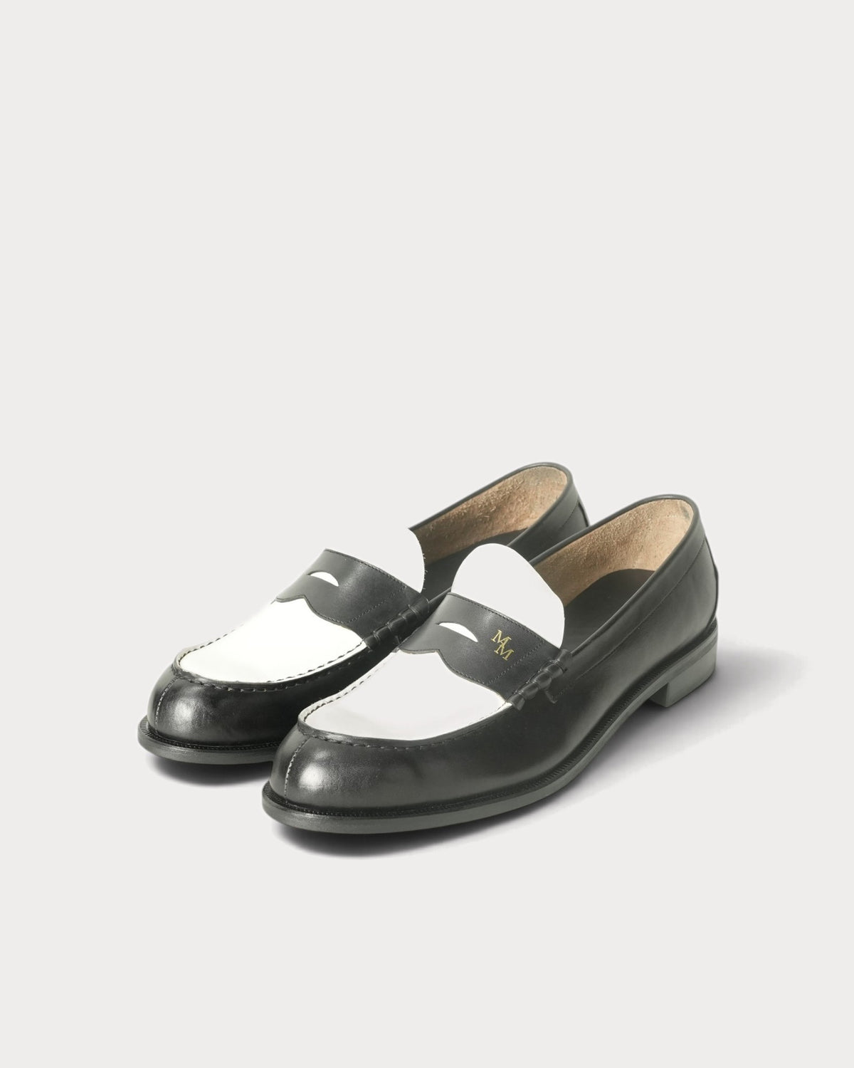 Formal Penny Loafer X Knowwhere · Black-White · Archive No.1207