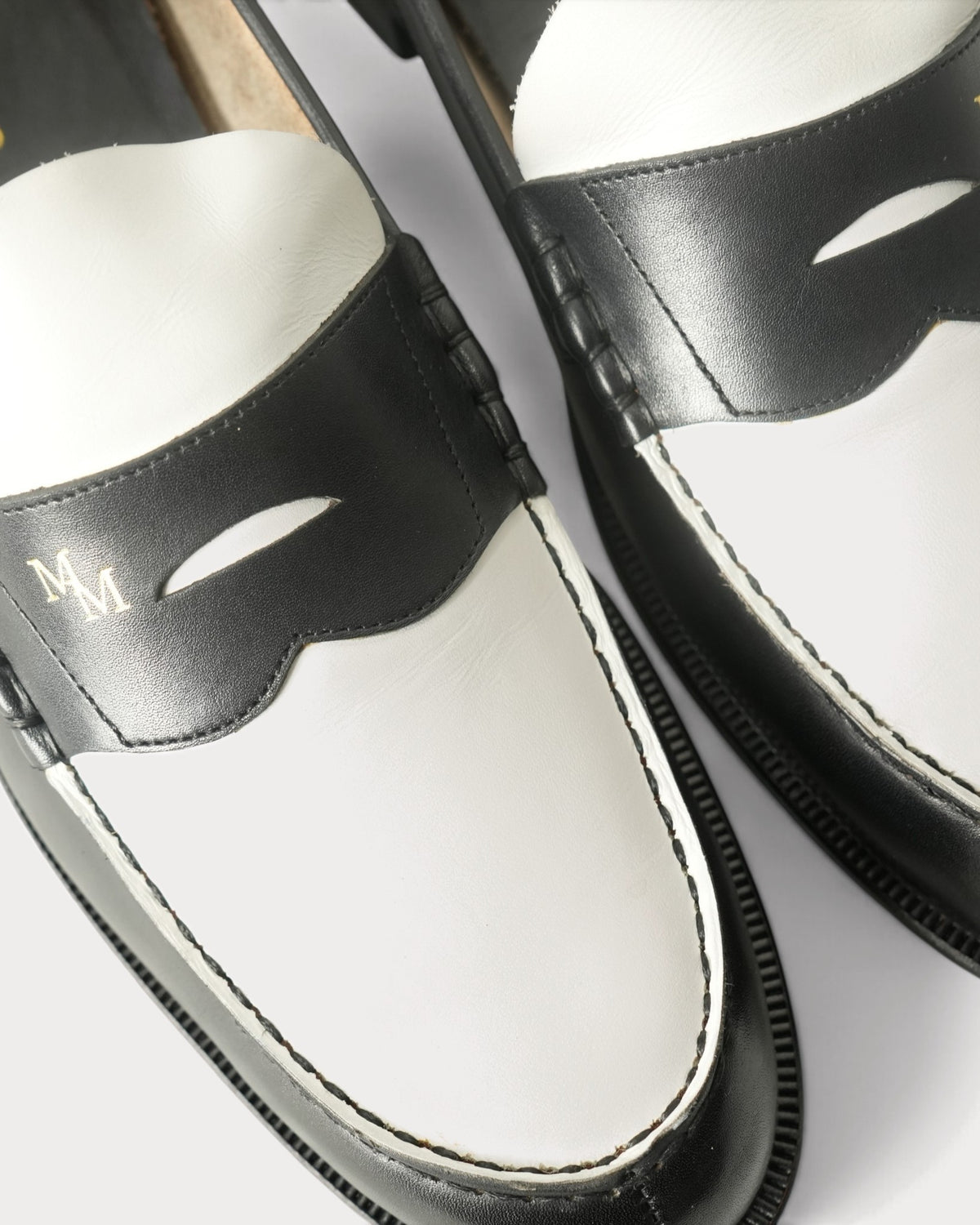 Formal Penny Loafer X Knowwhere · Black-White · Archive No.1207