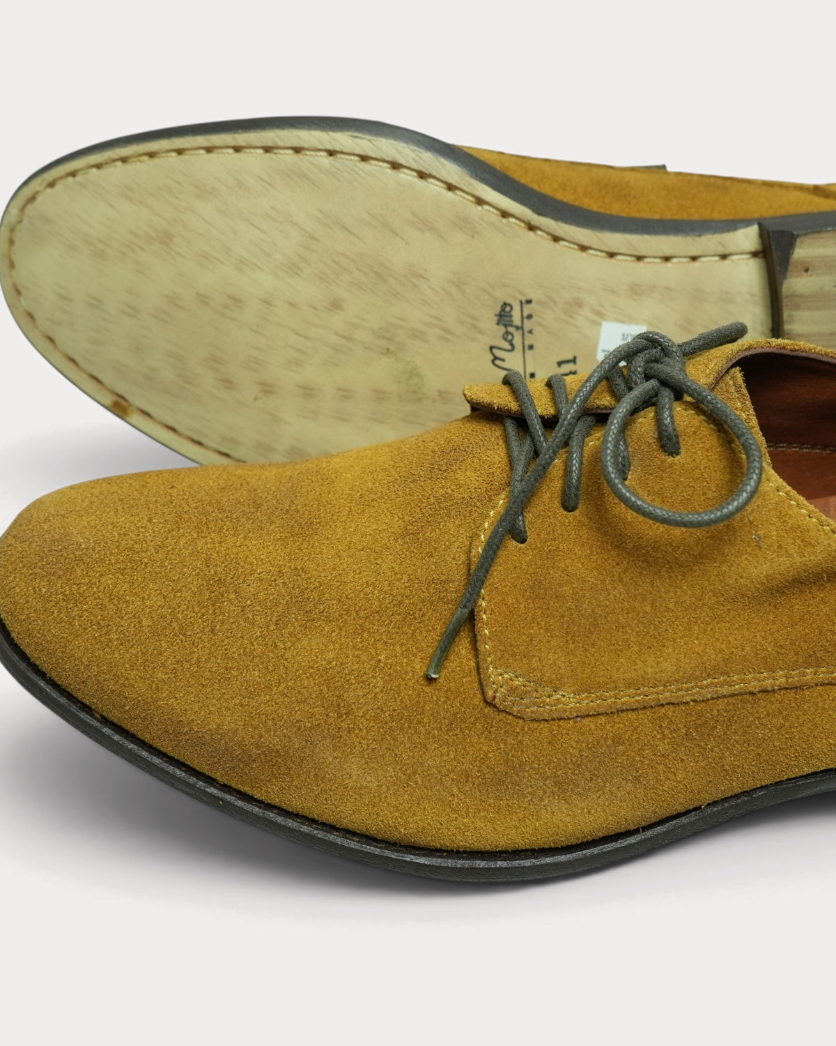 Plain Toe Derby · Suede Tan · Archive No.1338