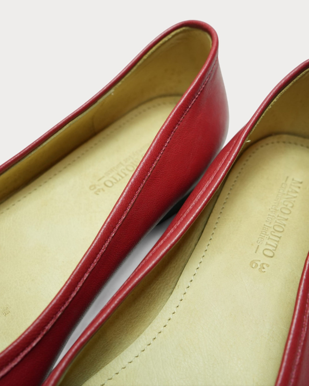 Ballet Flats · Red · Archive No.1572