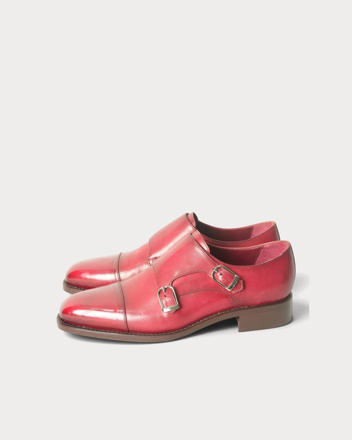 Masterpiece Double Monk Strap (Chisel) · Ruby · Archive No.1830