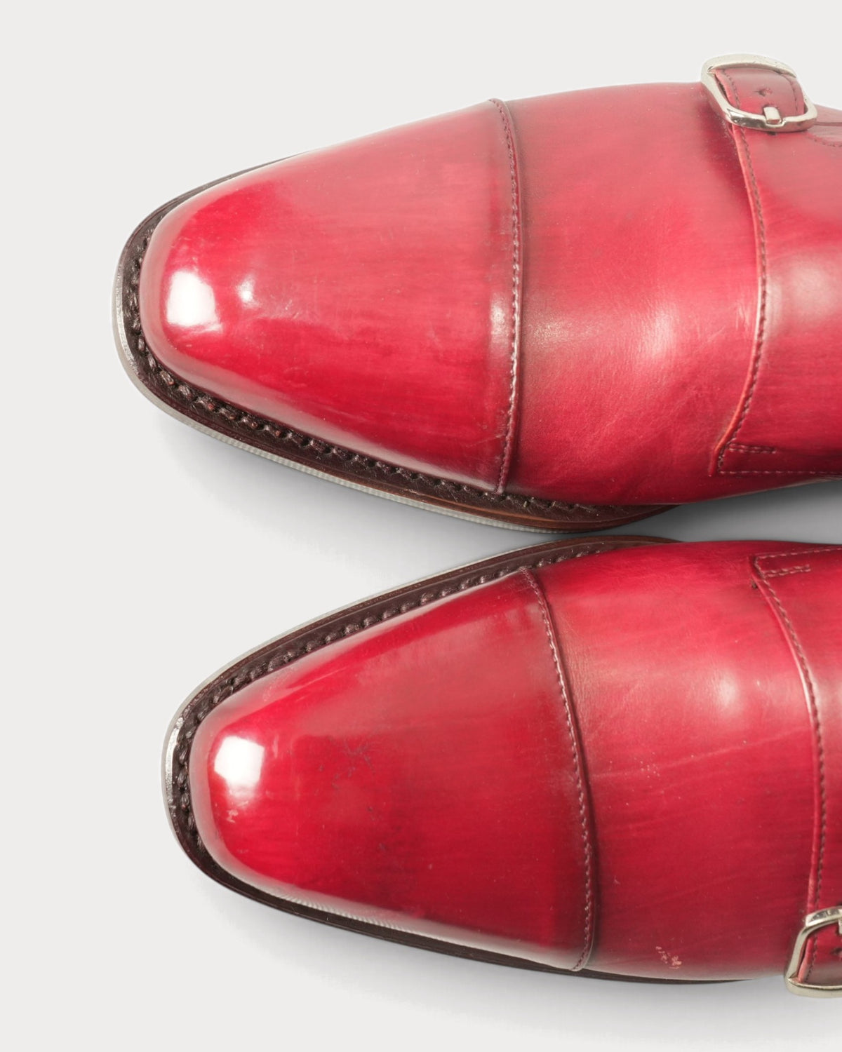 Masterpiece Double Monk Strap (Chisel) · Ruby · Archive No.1830