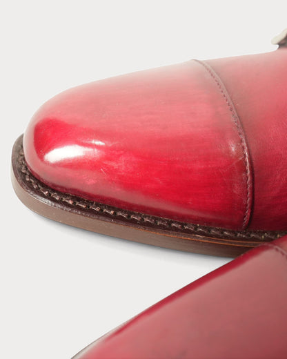 Masterpiece Double Monk Strap (Chisel) · Ruby · Archive No.1830