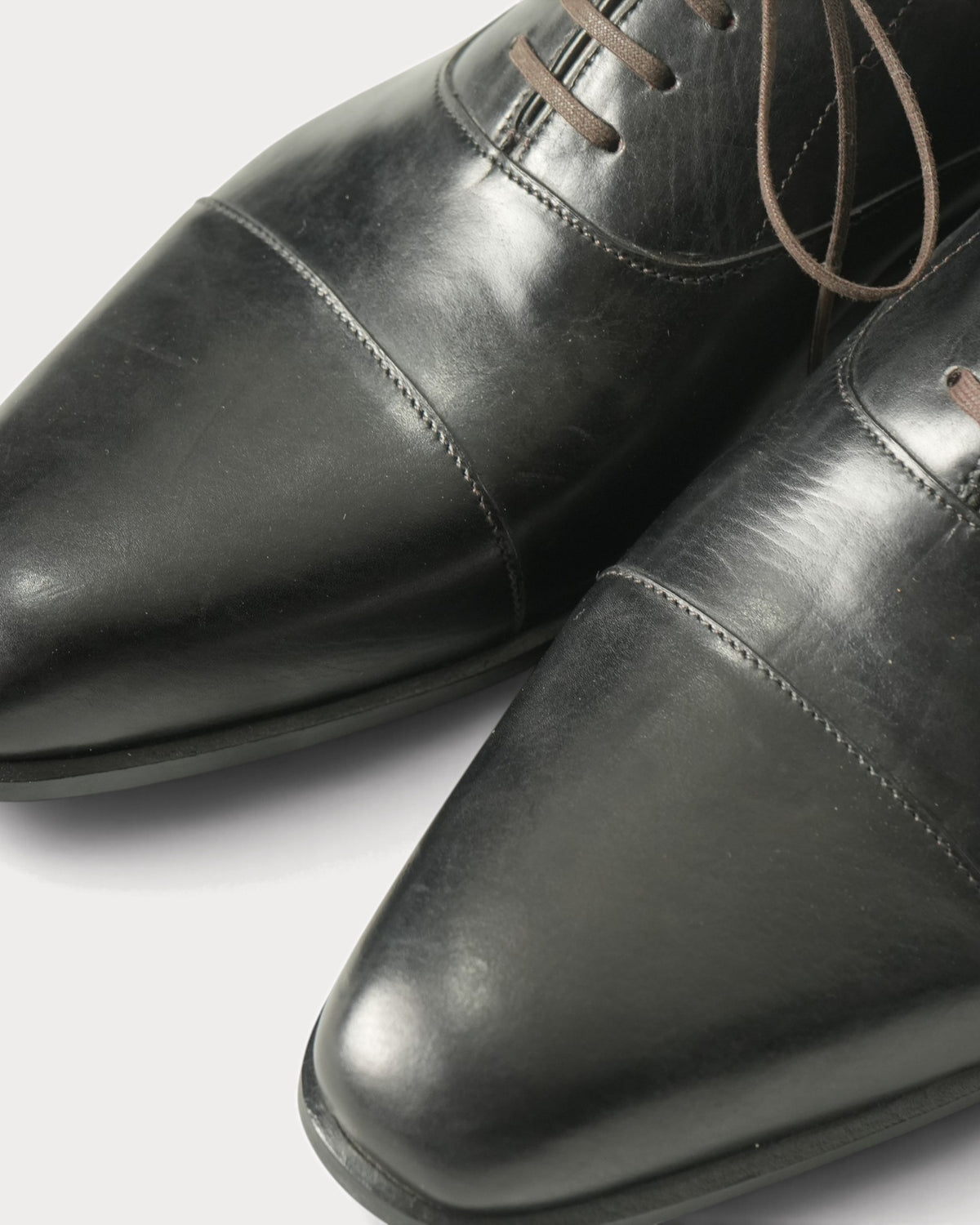 Masterpiece Captoe Oxford (Chisel) · Black · Archive No.1851