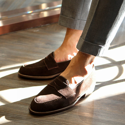 ML Penny Loafer - Suede D.Brown